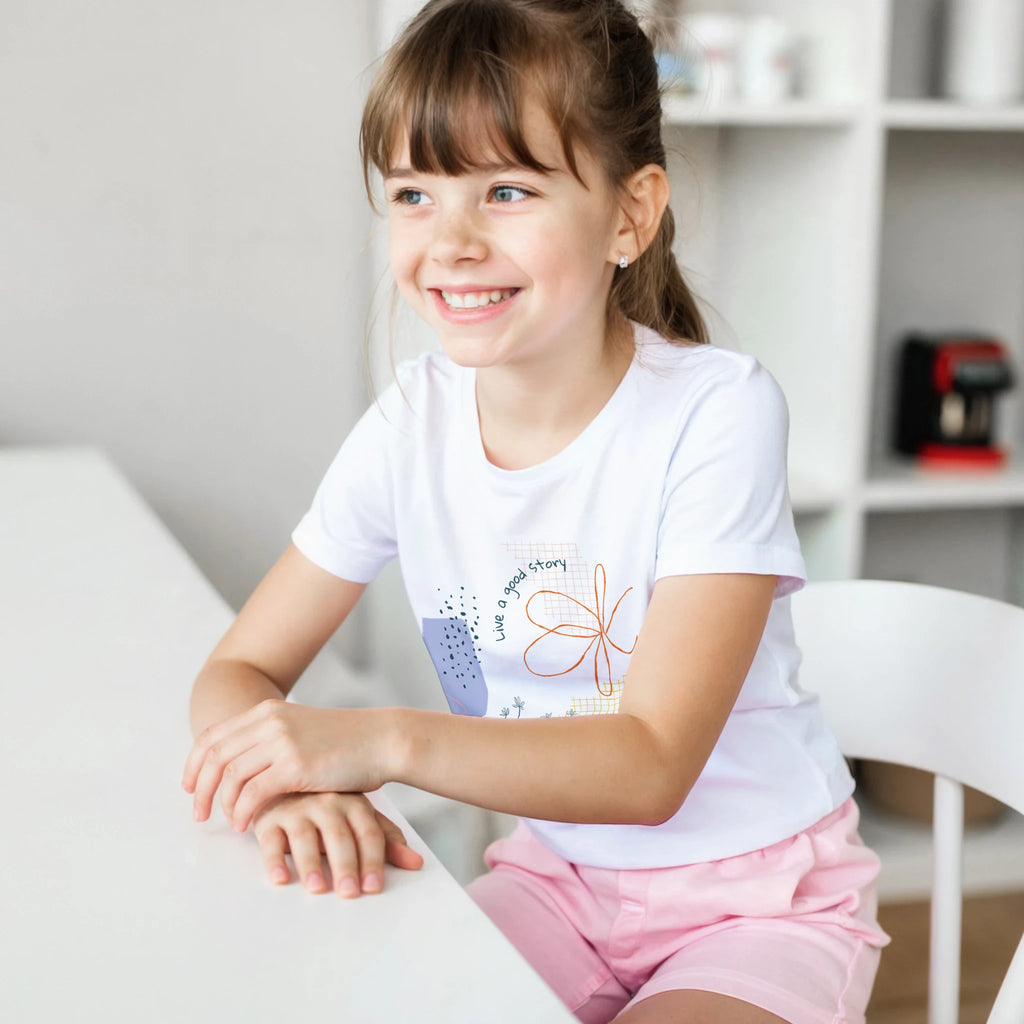 Kids T-Shirt · Live a Good Story - BM ink.