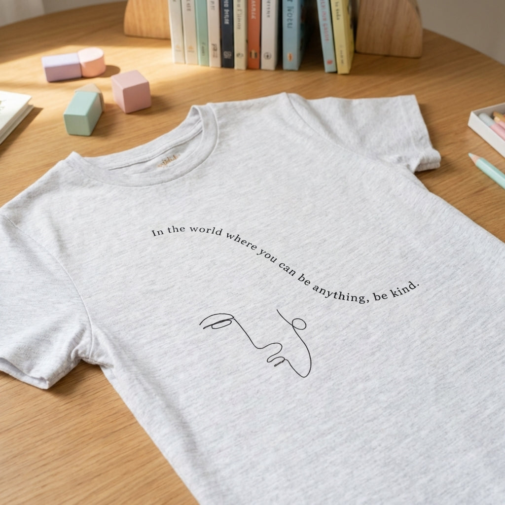 Choose Kindness · Kids T-Shirt Ash - BM ink.