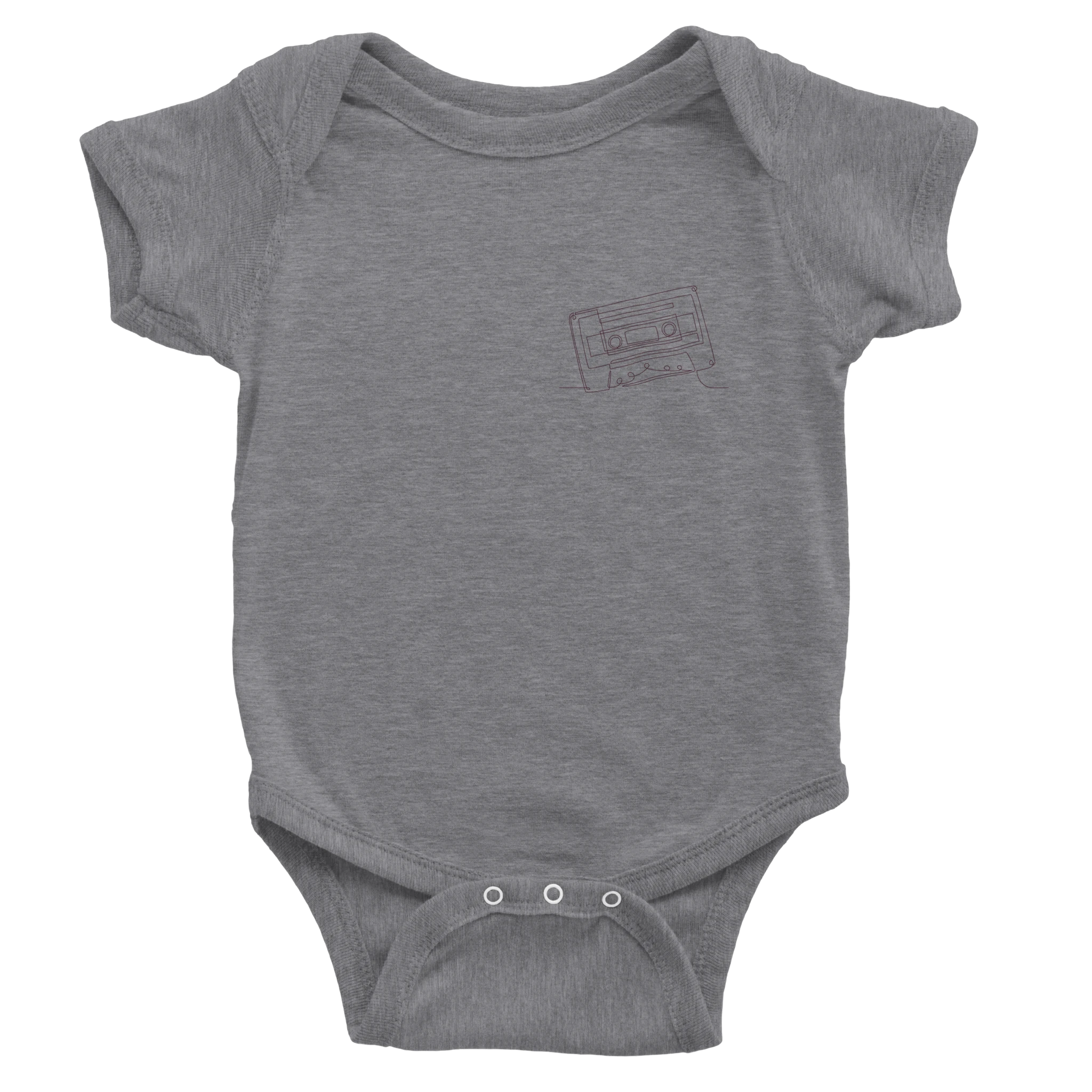 Analog Soul · Baby Bodysuit Subtle Heather Gray - BM ink.