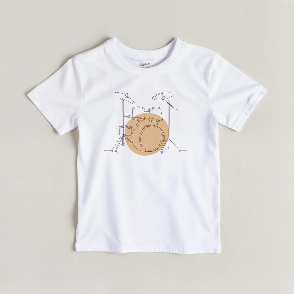 Kids T-Shirt · Drum Set (Light) - BM ink.