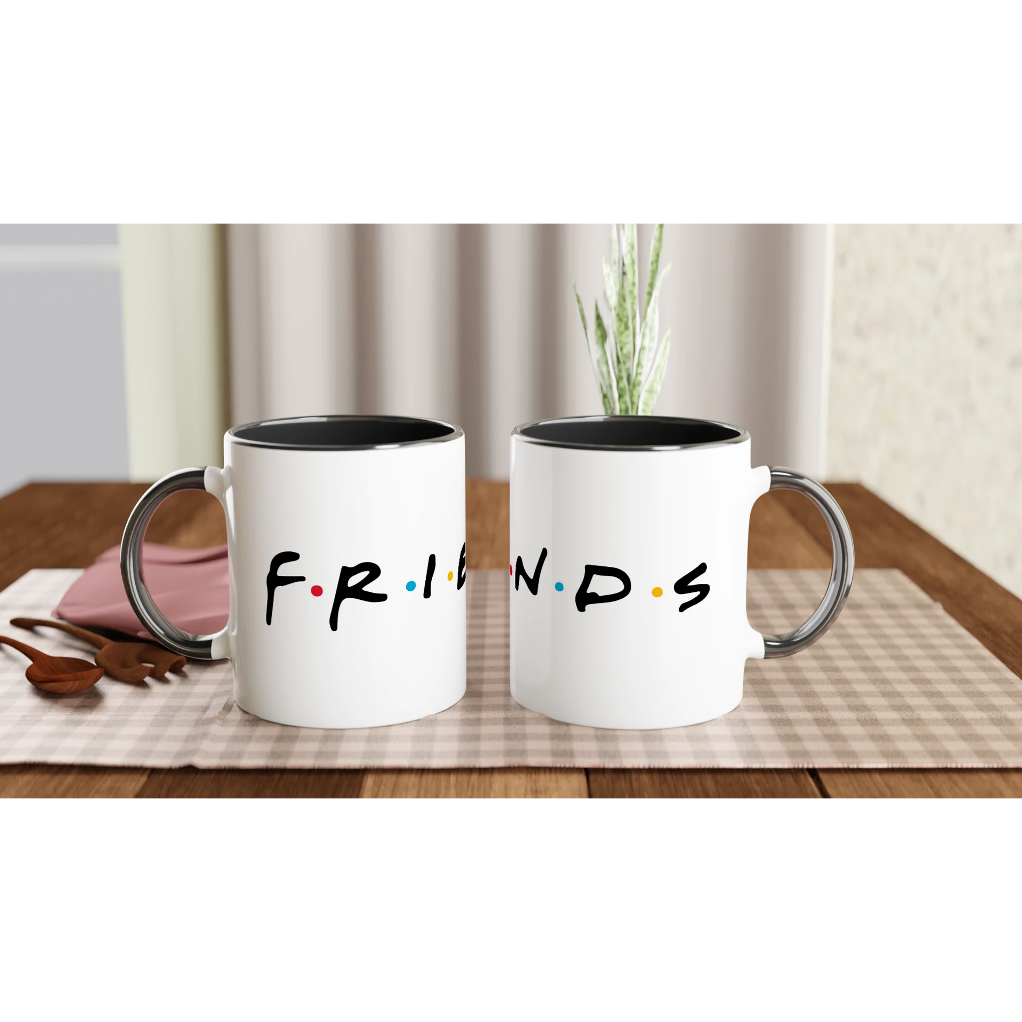 Ceramic Mug · Friends Logo Ceramic Black - BM ink.