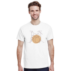 Adult T-Shirt · Drum Set (Light) - BM ink.