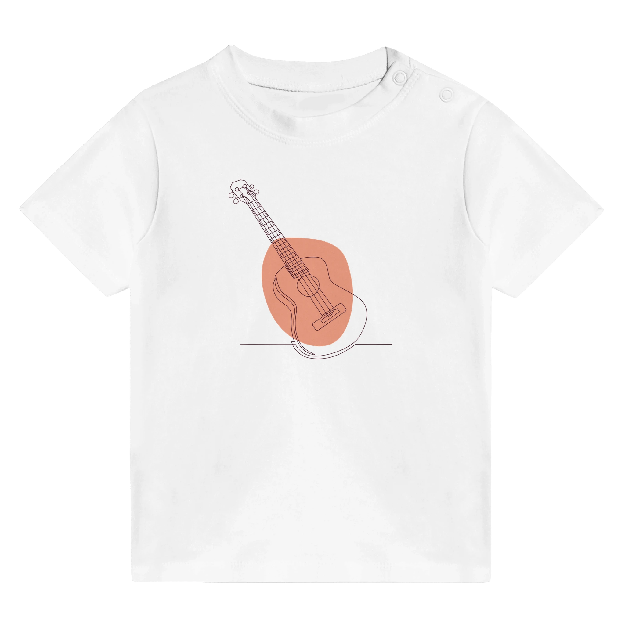 Baby T-shirt · Acoustic Guitar (Bold) - BM ink.
