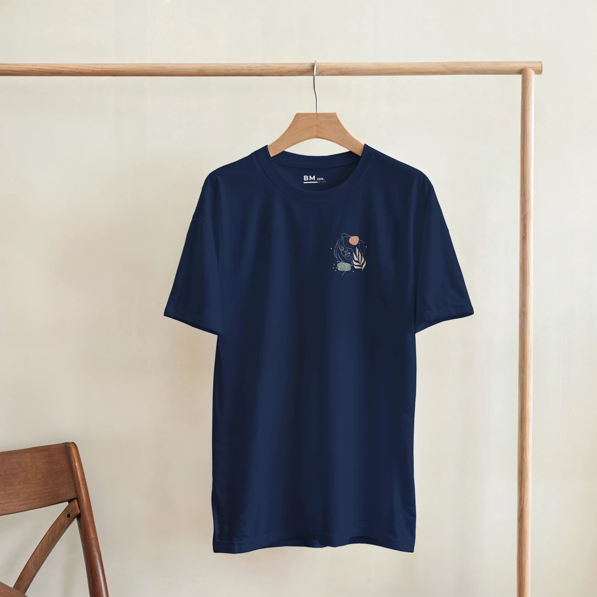 Soft Confidence · Adult T-Shirt Subtle Navy - BM ink.