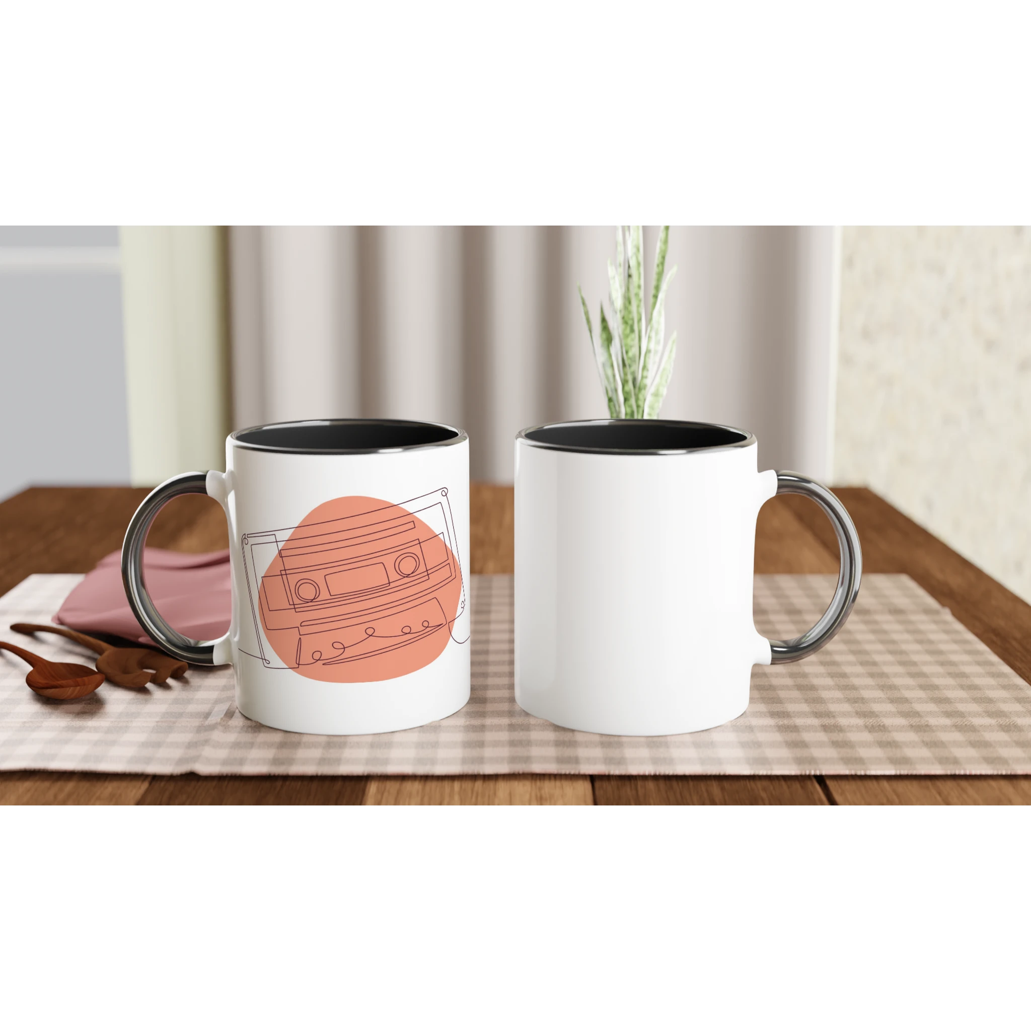 Analog Soul · Ceramic Mug Ceramic Black Cassette Left - BM ink.