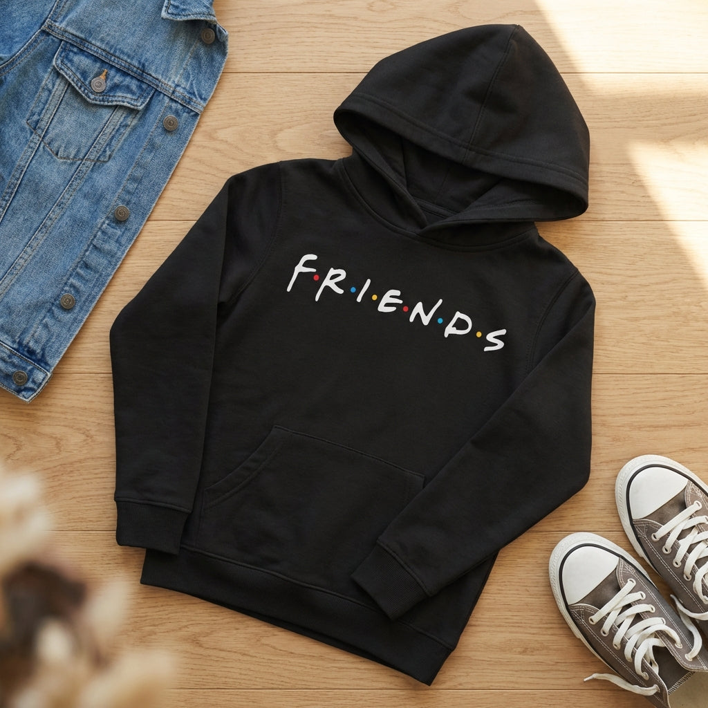 Kids Hoodie · Friends Logo Black - BM ink.