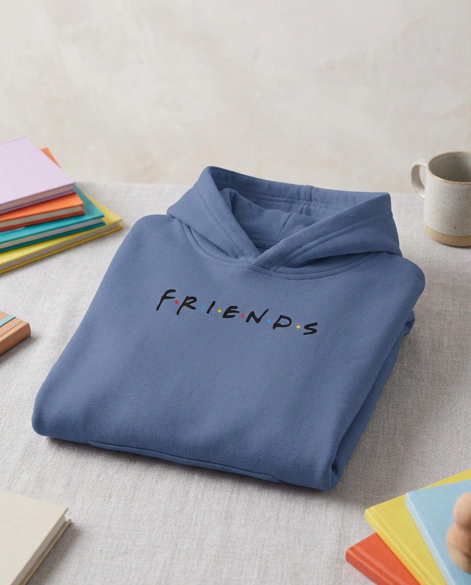 Kids Hoodie · Friends Logo Blue - BM ink.