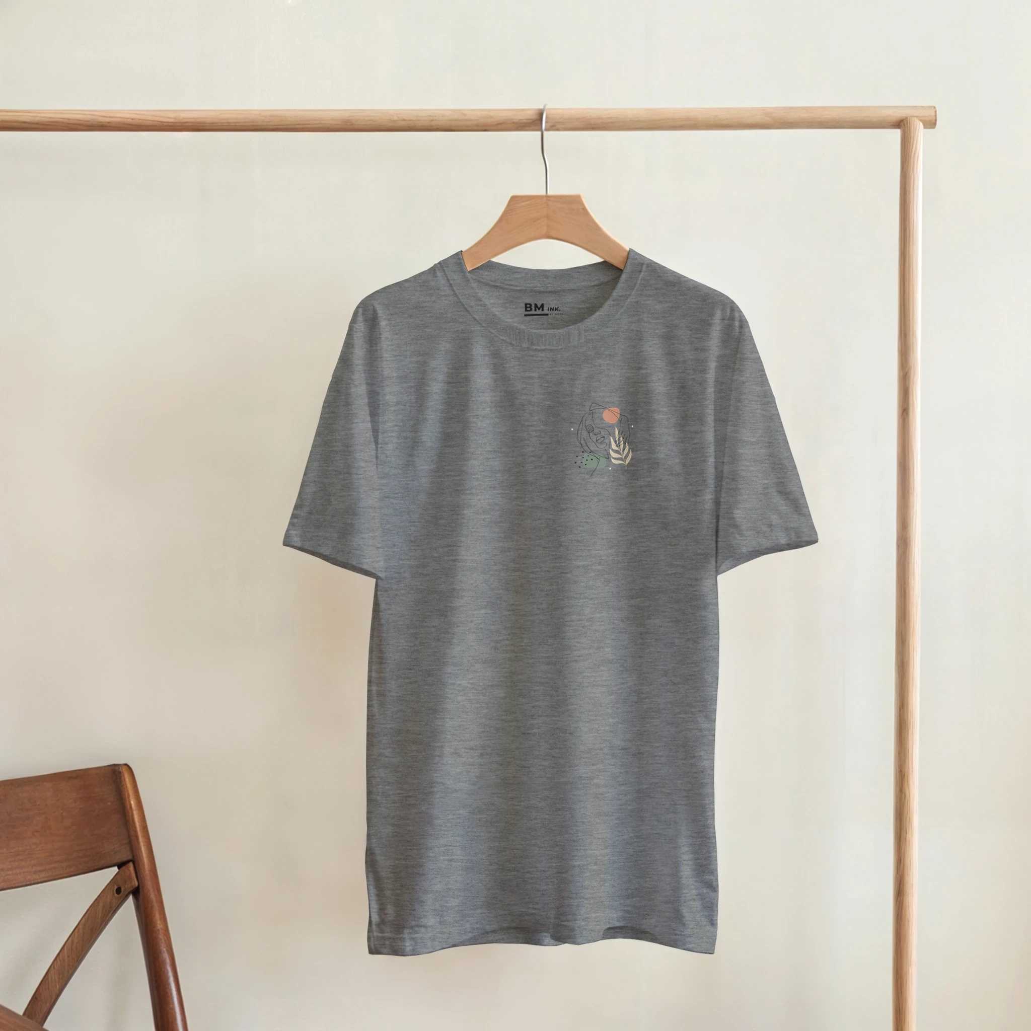 Soft Confidence · Adult T-Shirt Subtle Sport Grey - BM ink.