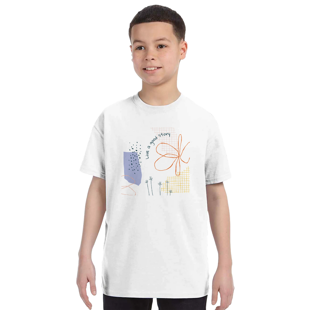 Kids T-Shirt · Live a Good Story - BM ink.