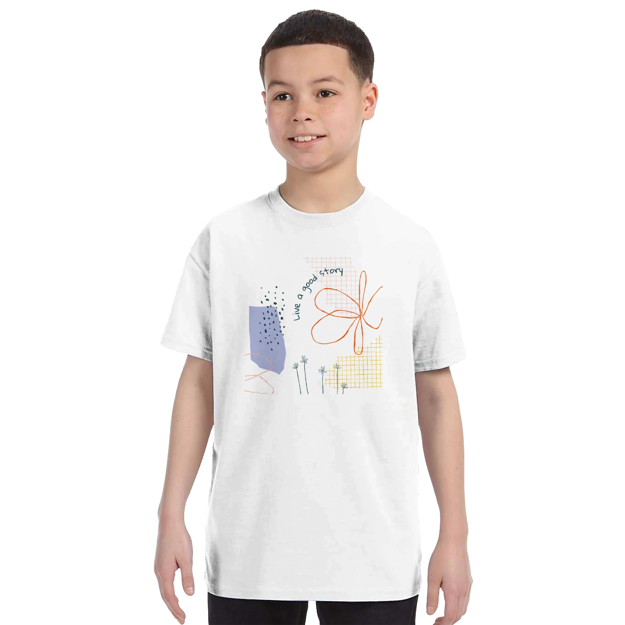 Kids T-Shirt · Live a Good Story - BM ink.