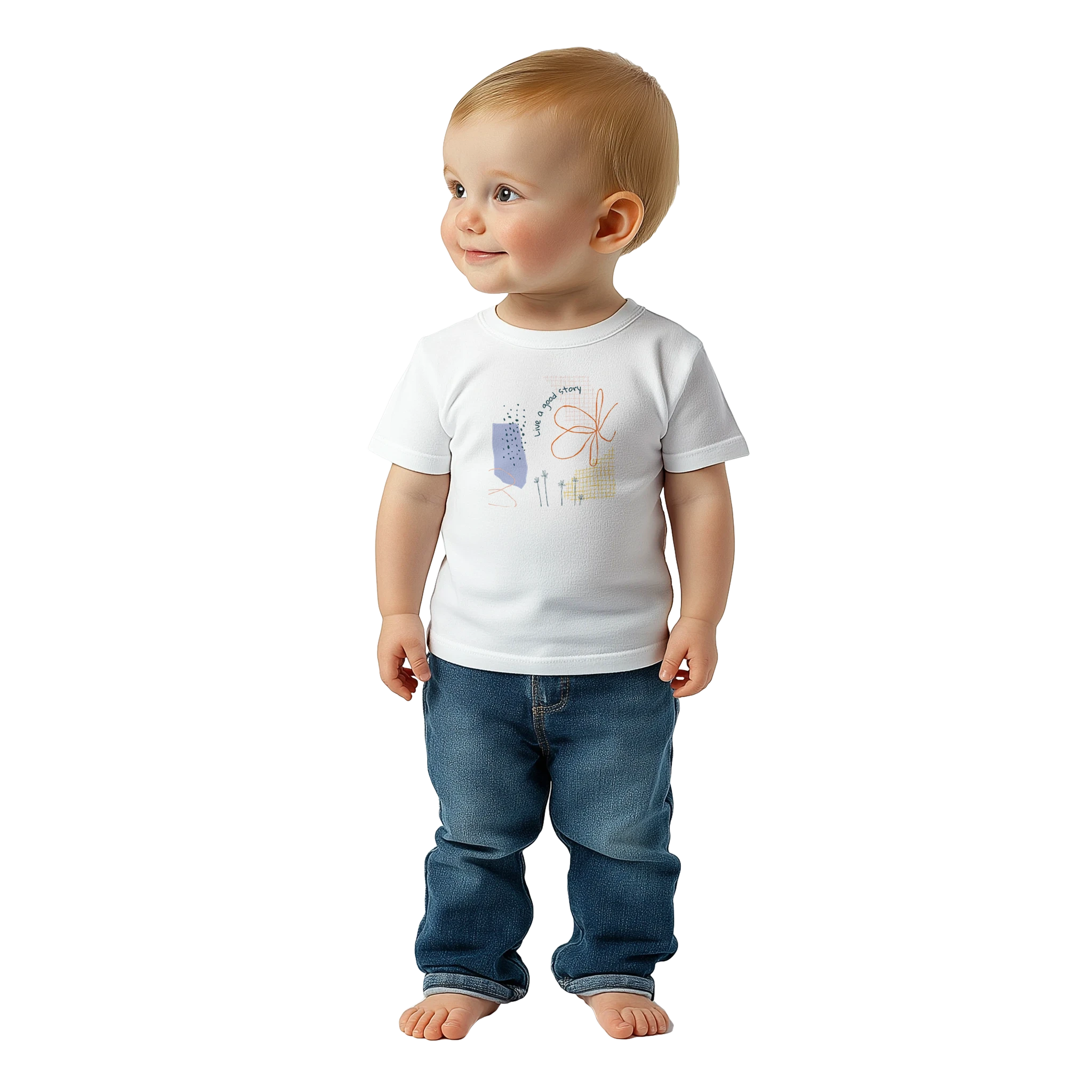 Baby T-shirt · Live a Good Story - BM ink.