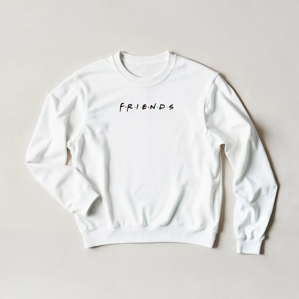 Adult Sweatshirt · Friends Logo White - BM ink.