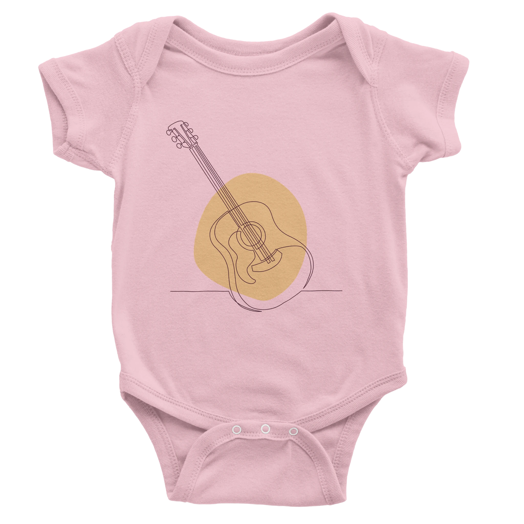 Baby Bodysuit · Acoustic Guitar (Light) Pink - BM ink.