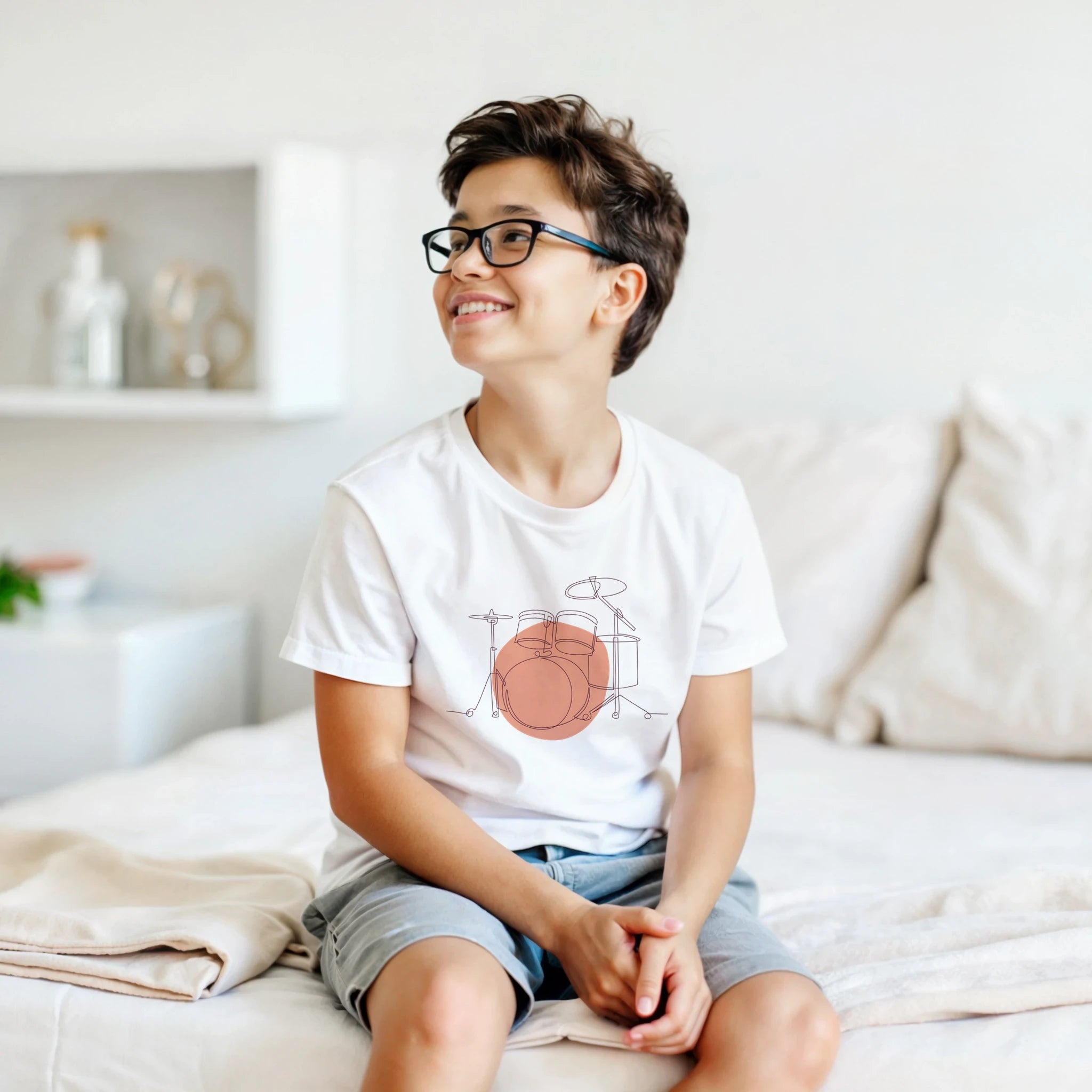 Kids T-Shirt · Drum Set (Bold) - BM ink.
