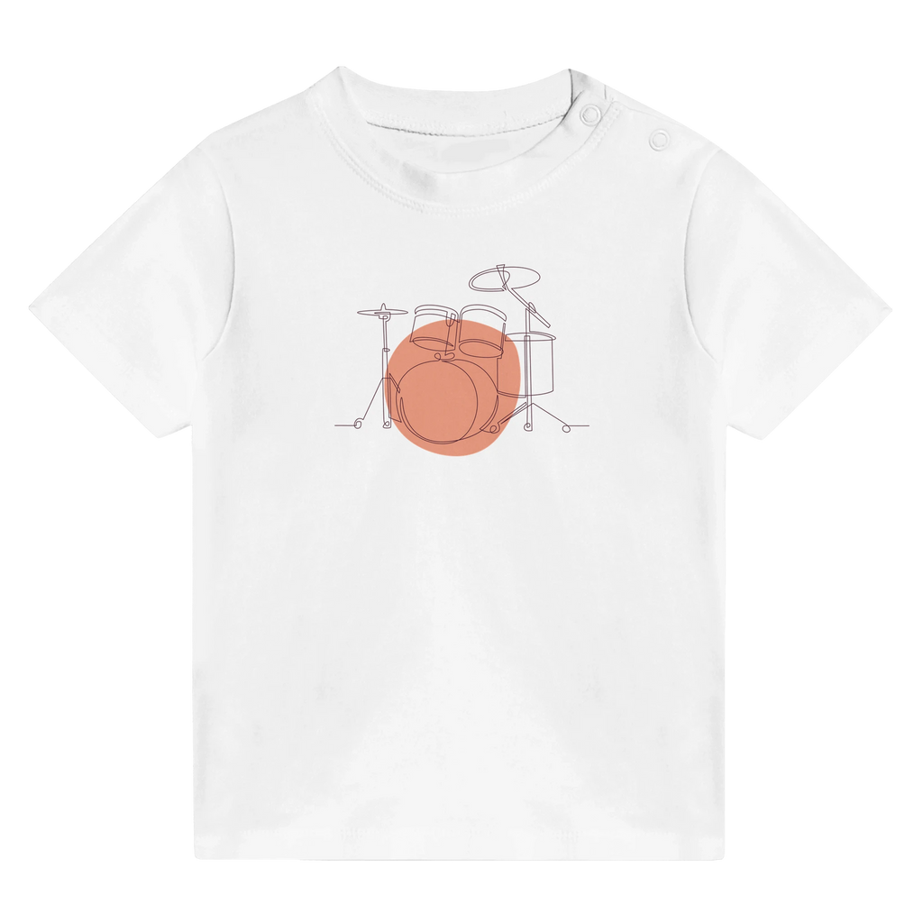 Baby T-Shirt · Drum Set (Bold) - BM ink.