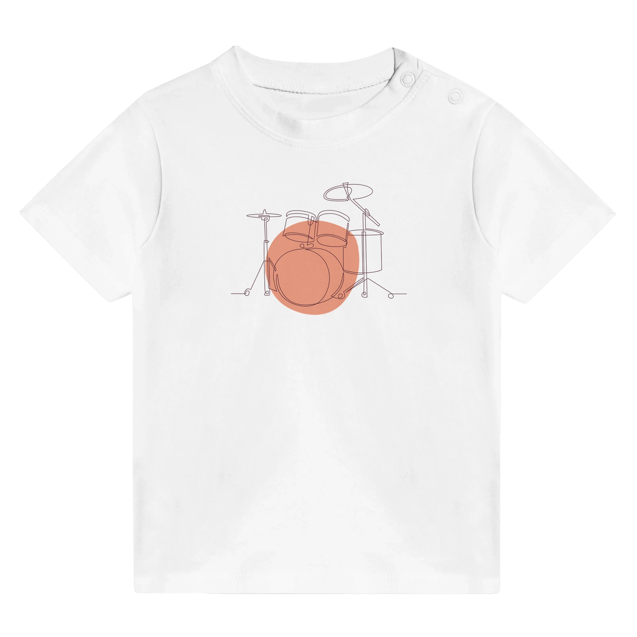 Baby T-Shirt · Drum Set (Bold) - BM ink.