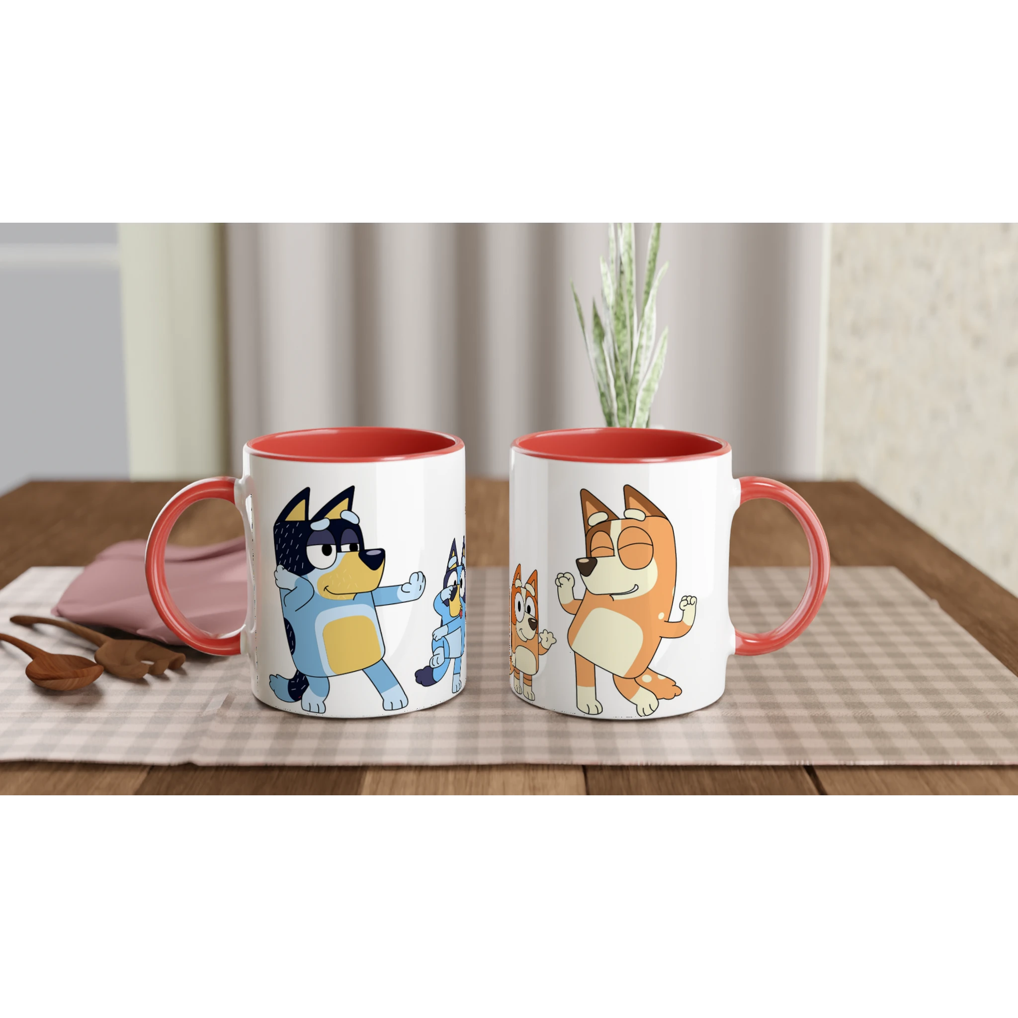 Ceramic Mug · Bluey The Heelers Ceramic Red - BM ink.