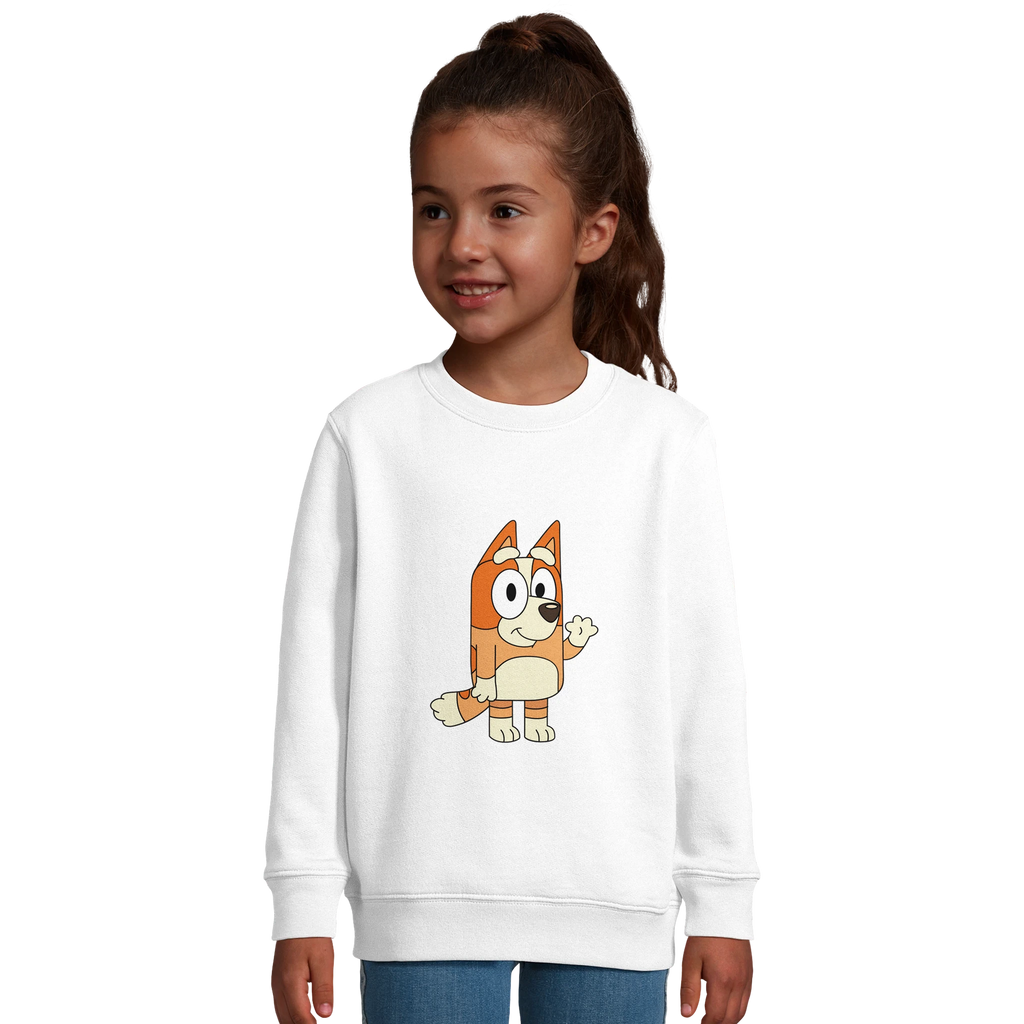 Kids Sweatshirt · Bluey's Sister White - BM ink.