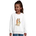 Kids Sweatshirt · Bluey's Sister White - BM ink.