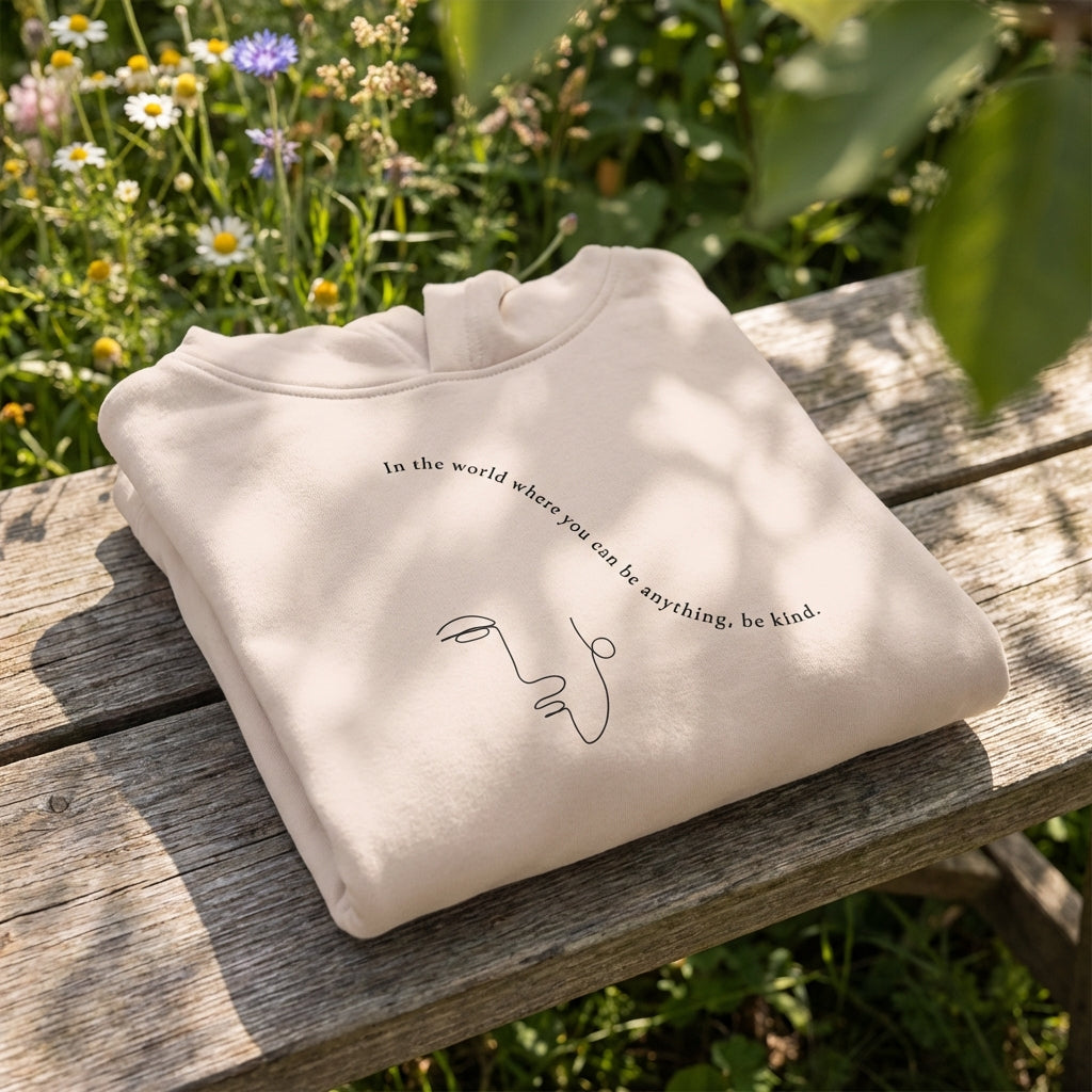 Choose Kindness · Kids Hoodie Creamy Pink - BM ink.