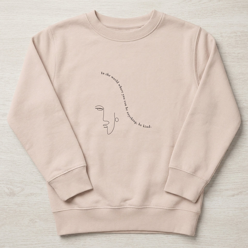 Choose Kindness · Kids Sweatshirt Creamy Pink - BM ink.