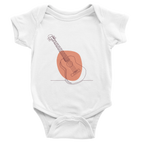 Baby Bodysuit · Acoustic Guitar (Bold) White - BM ink.