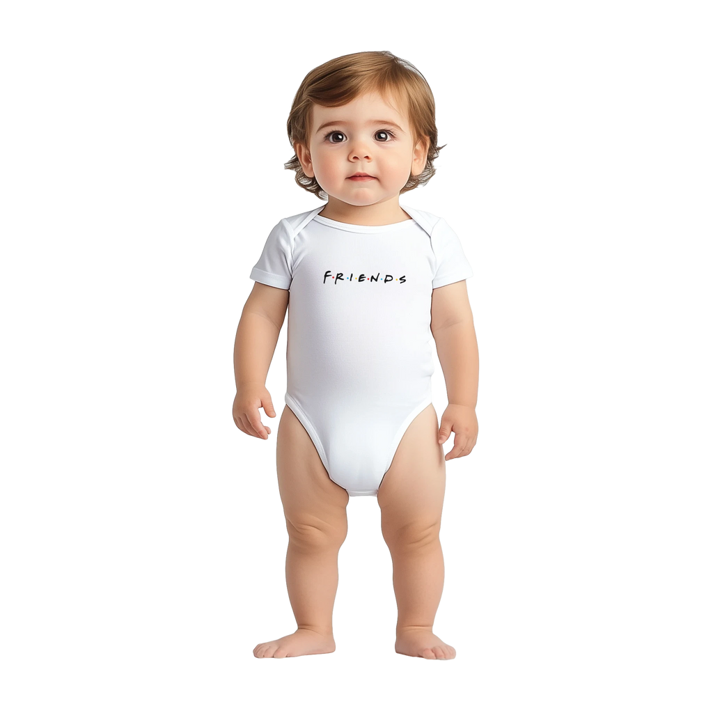 Baby Bodysuit · Friends Logo White - BM ink.