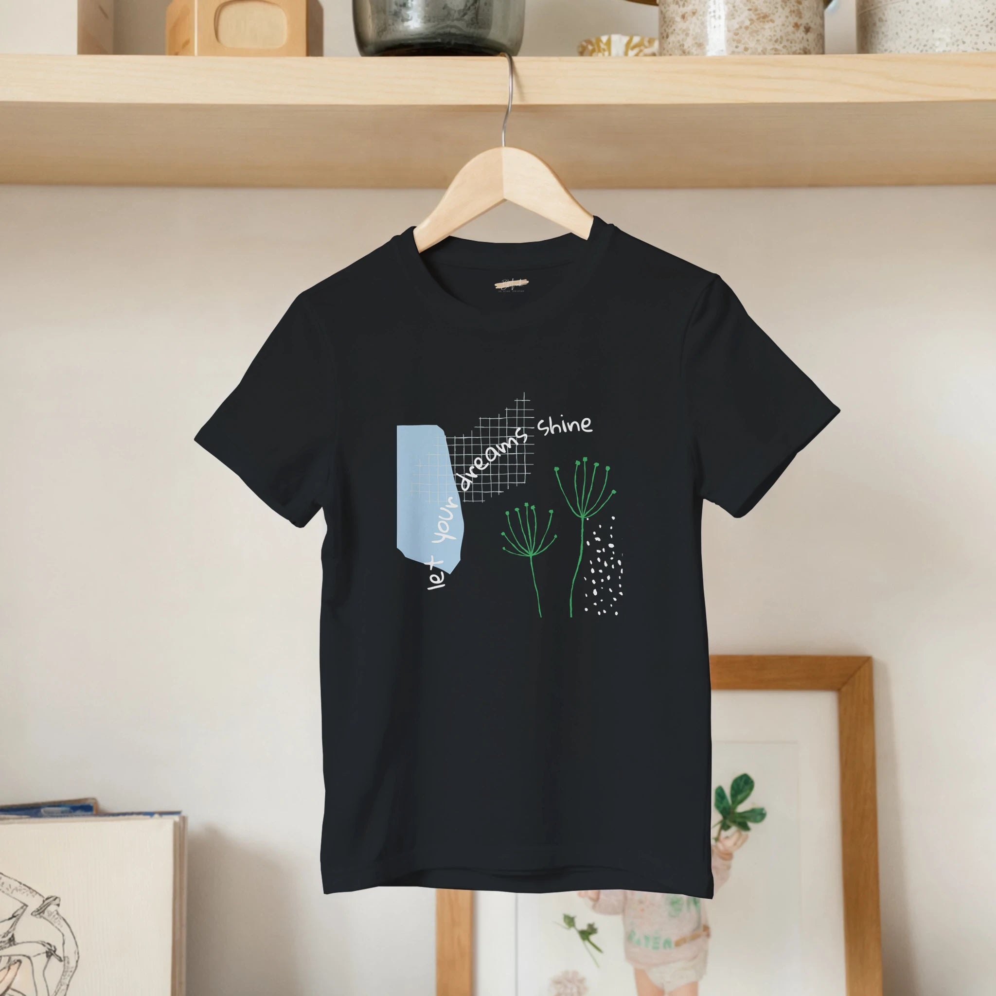 Kids T-Shirt · Let Your Dreams Shine Black - BM ink.