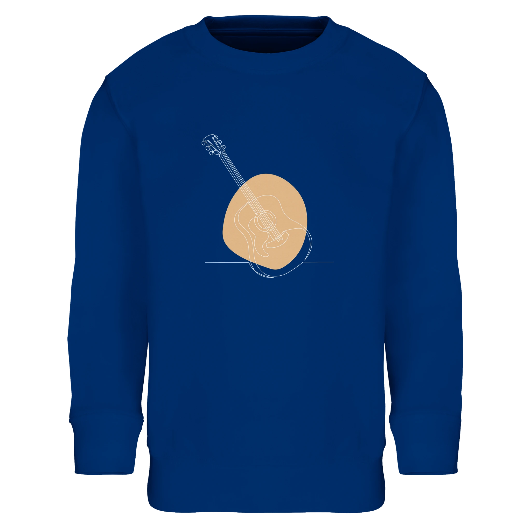 Kids Sweatshirt · Acoustic Guitar (Light) Royal Blue - BM ink.