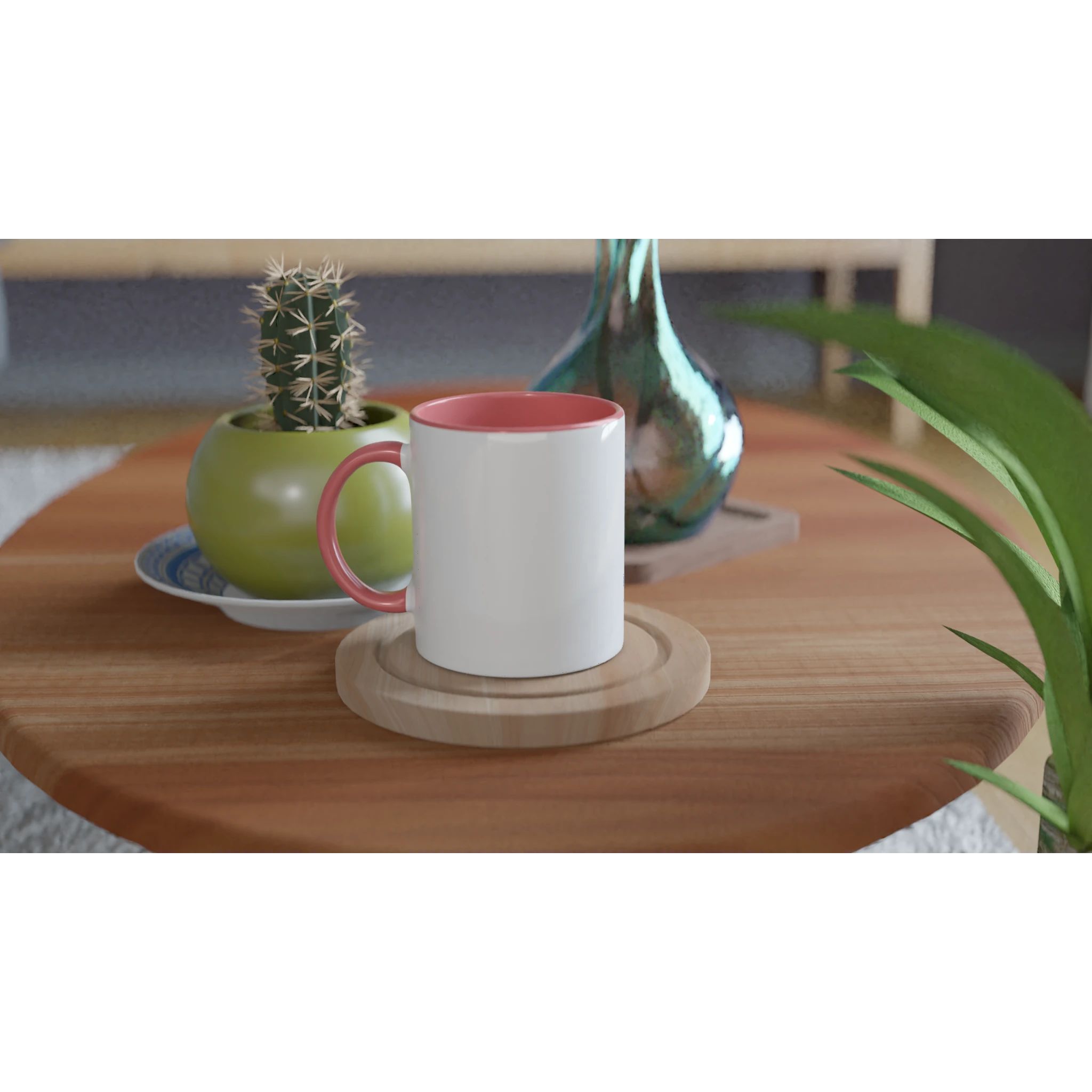 Ceramic Mug · Live a Good Story Ceramic Pink Right - BM ink.