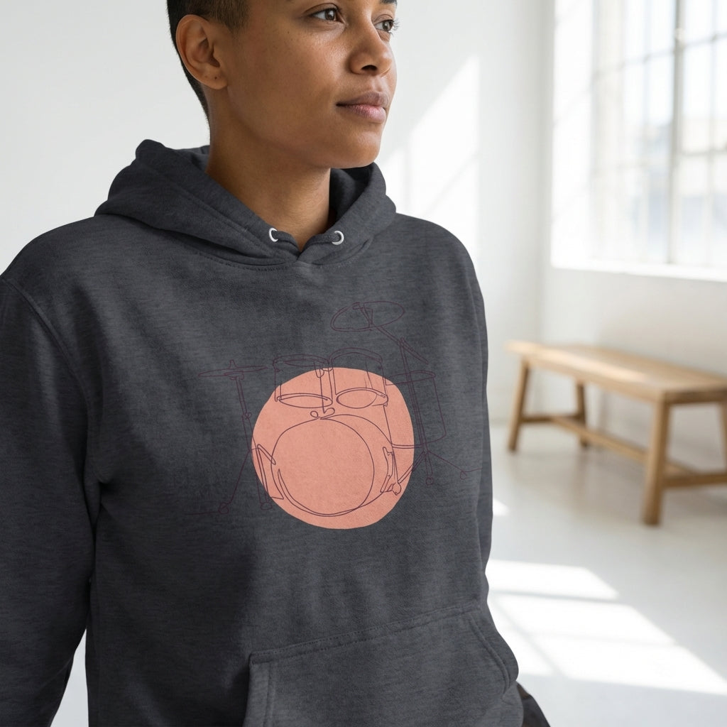Adult Hoodie · Drum Sets Dark Heather Bold - BM ink.