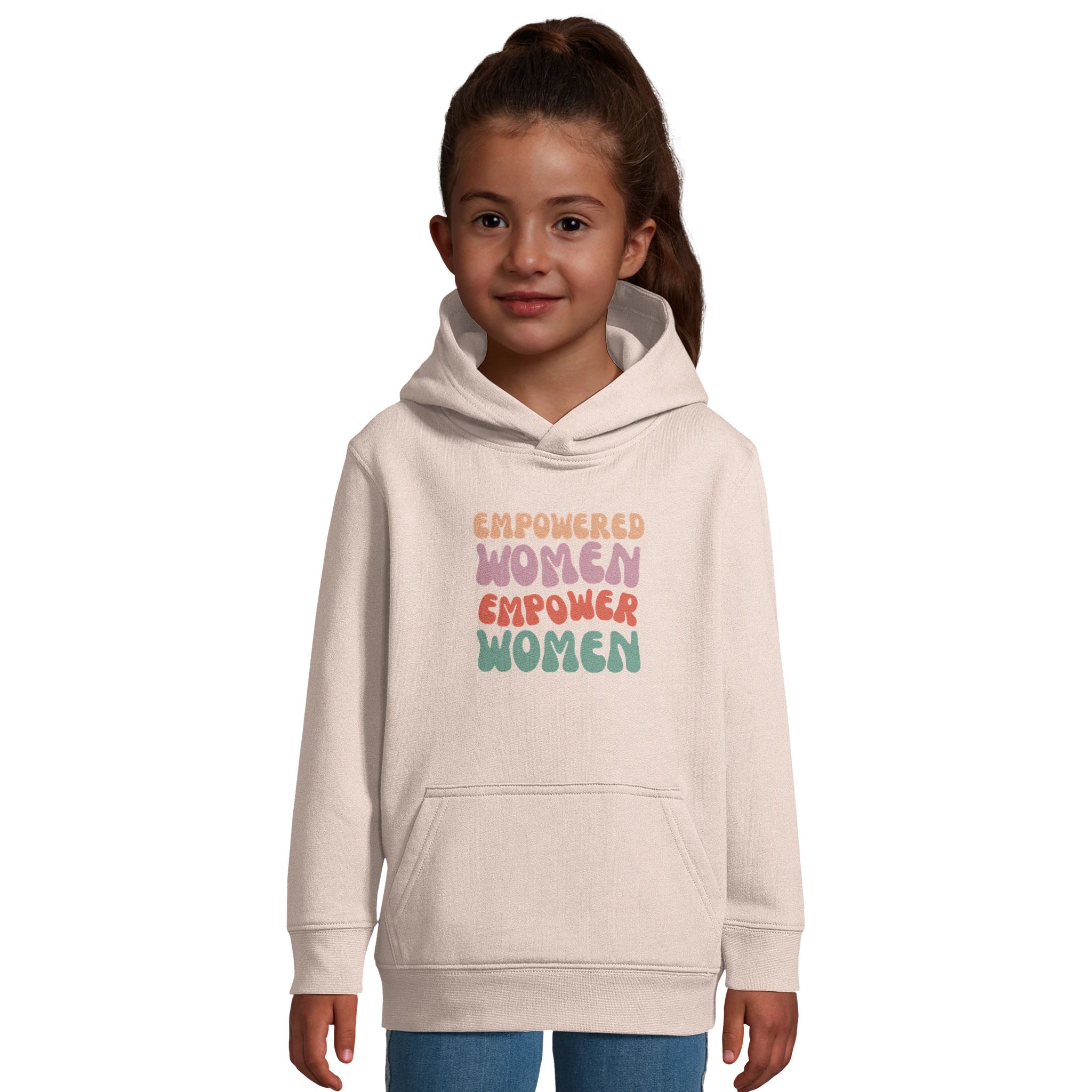 Rise Together · Kids Hoodie Bold Creamy Pink - BM ink.
