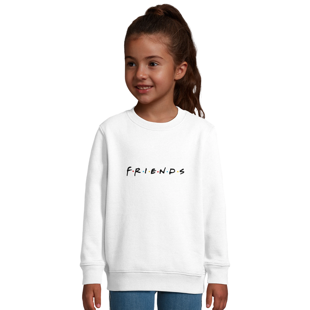 Kids Sweatshirt · Friends Logo White - BM ink.