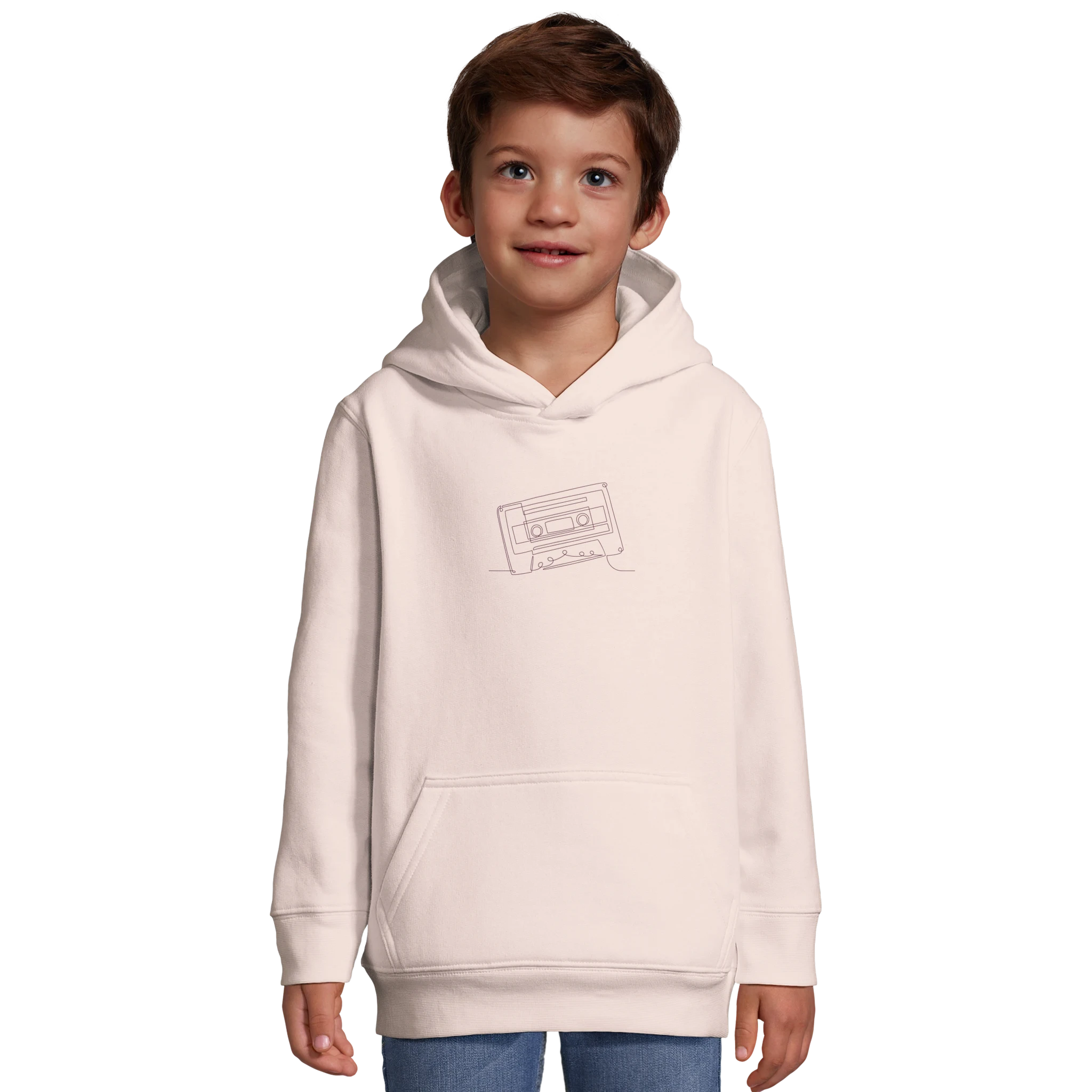 Analog Soul · Kids Hoodie Bold Creamy Pink - BM ink.