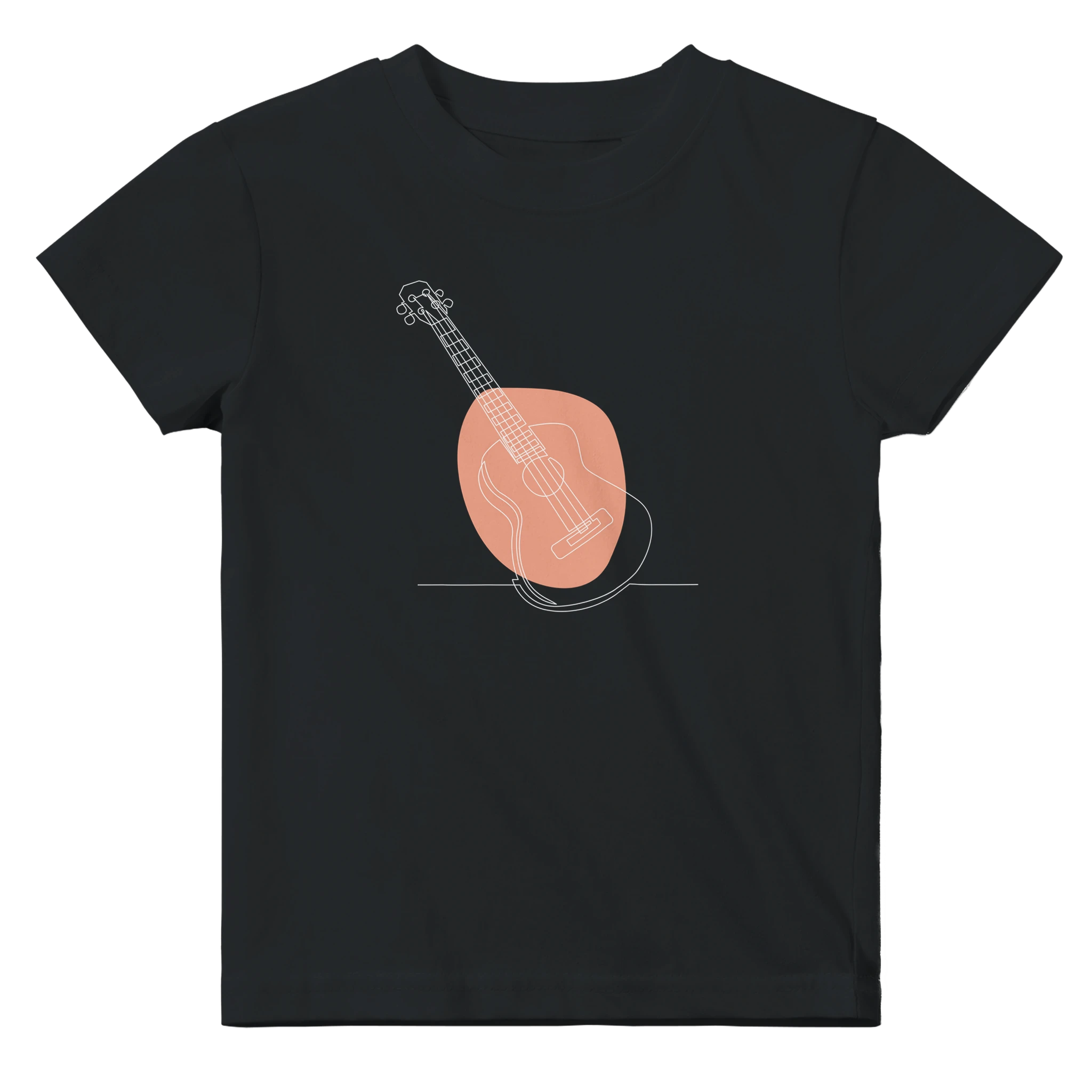 Baby T-shirt · Acoustic Guitar (Bold) Black - BM ink.