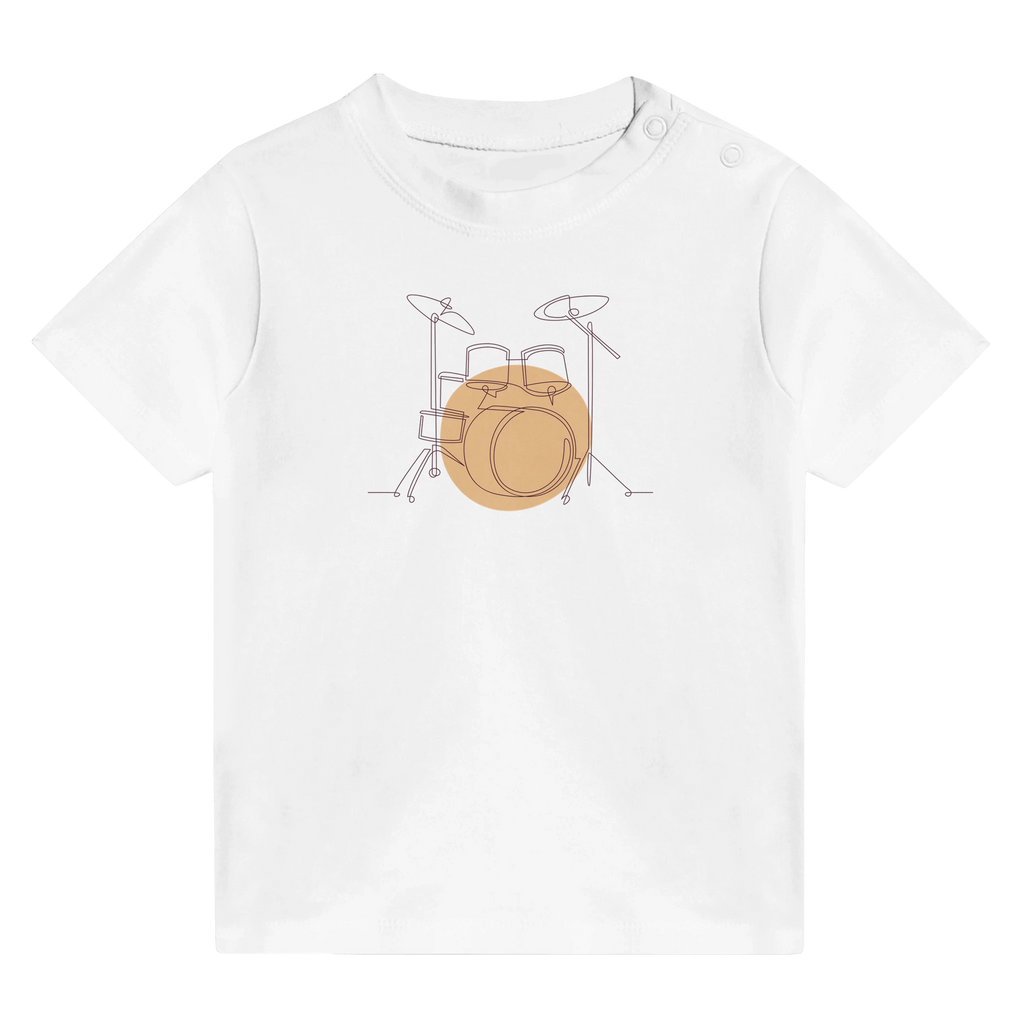 Baby T-Shirt · Drum Set (Light) - BM ink.