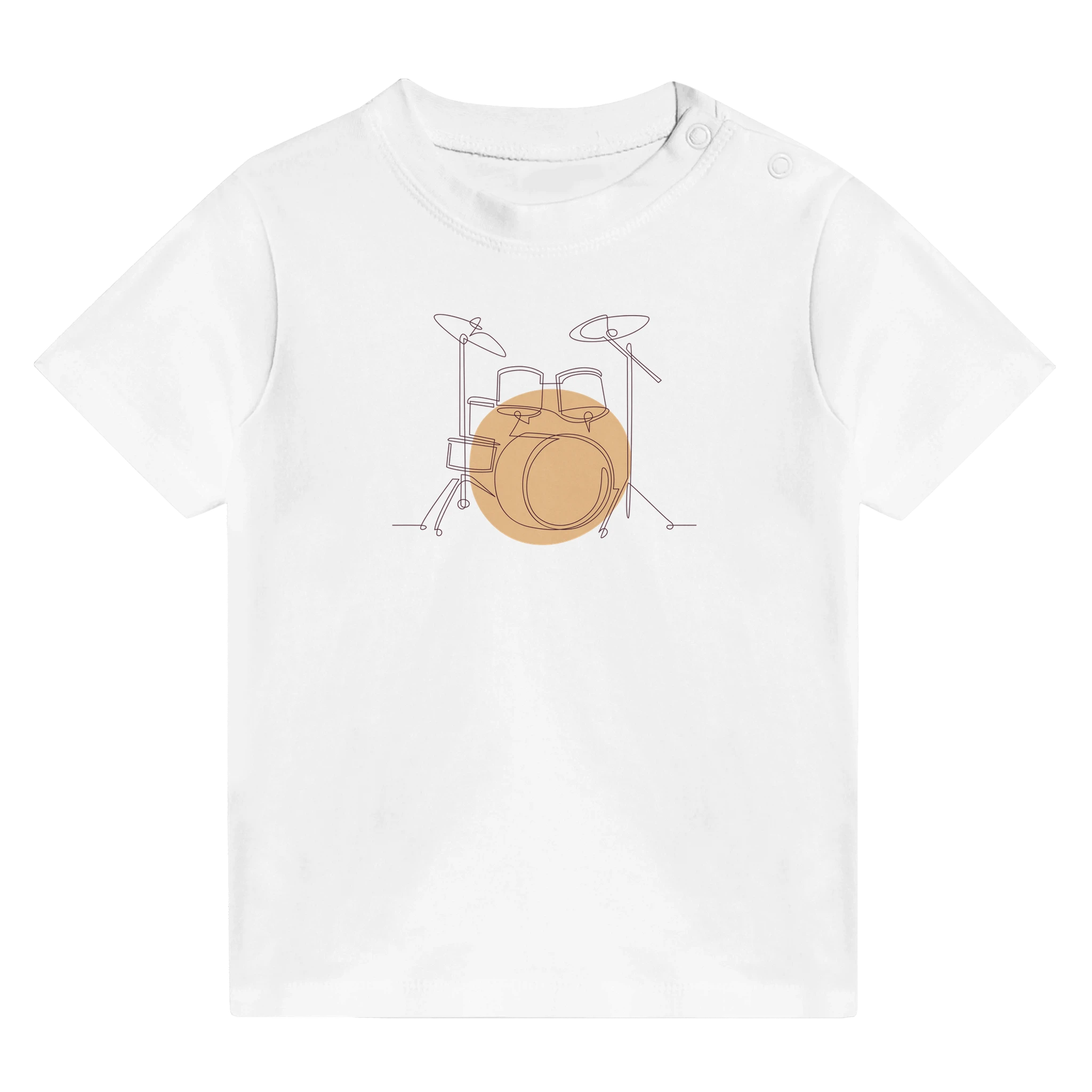 Baby T-Shirt · Drum Set (Light) - BM ink.