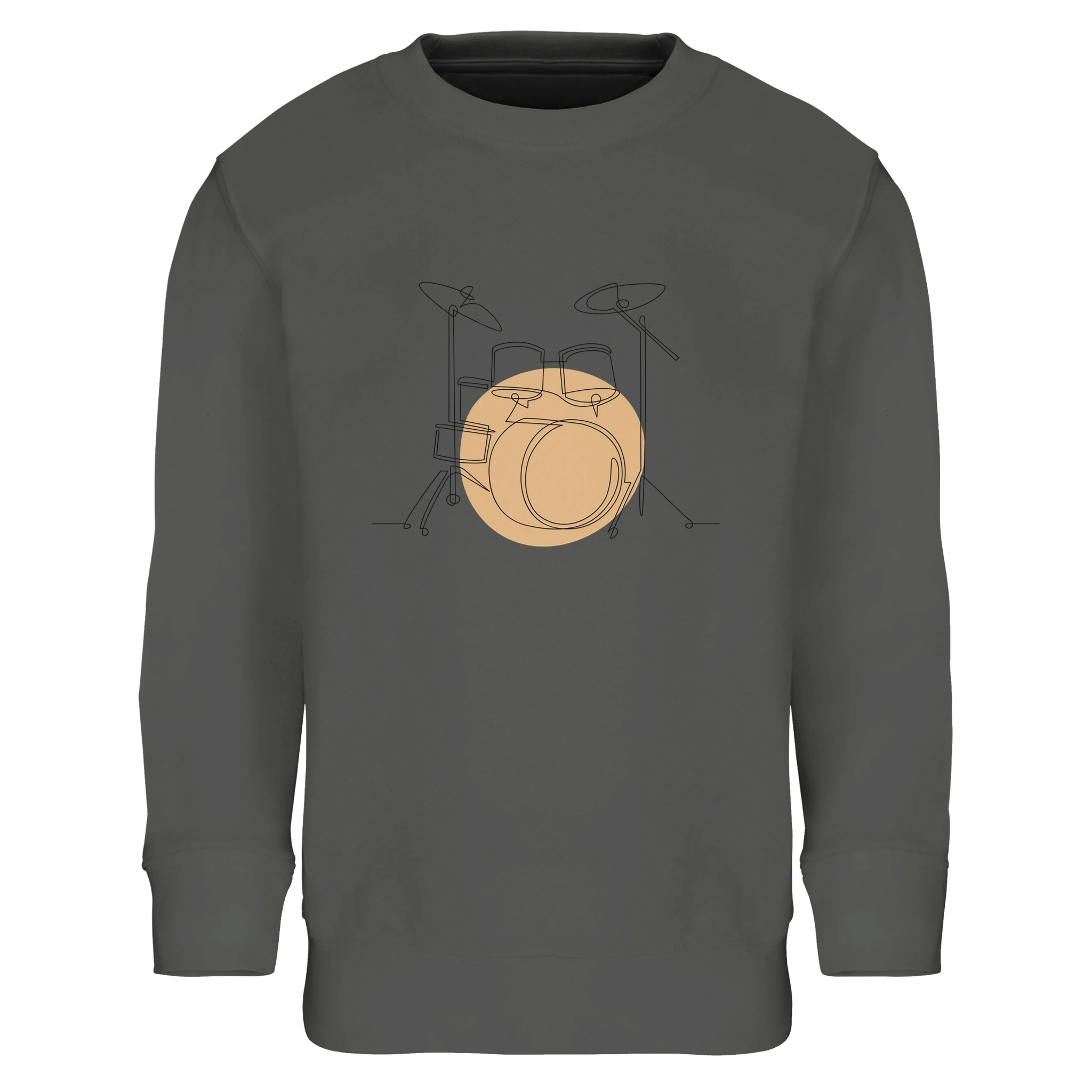 Kids Sweatshirt · Drum Set (Light) Grey Melange - BM ink.