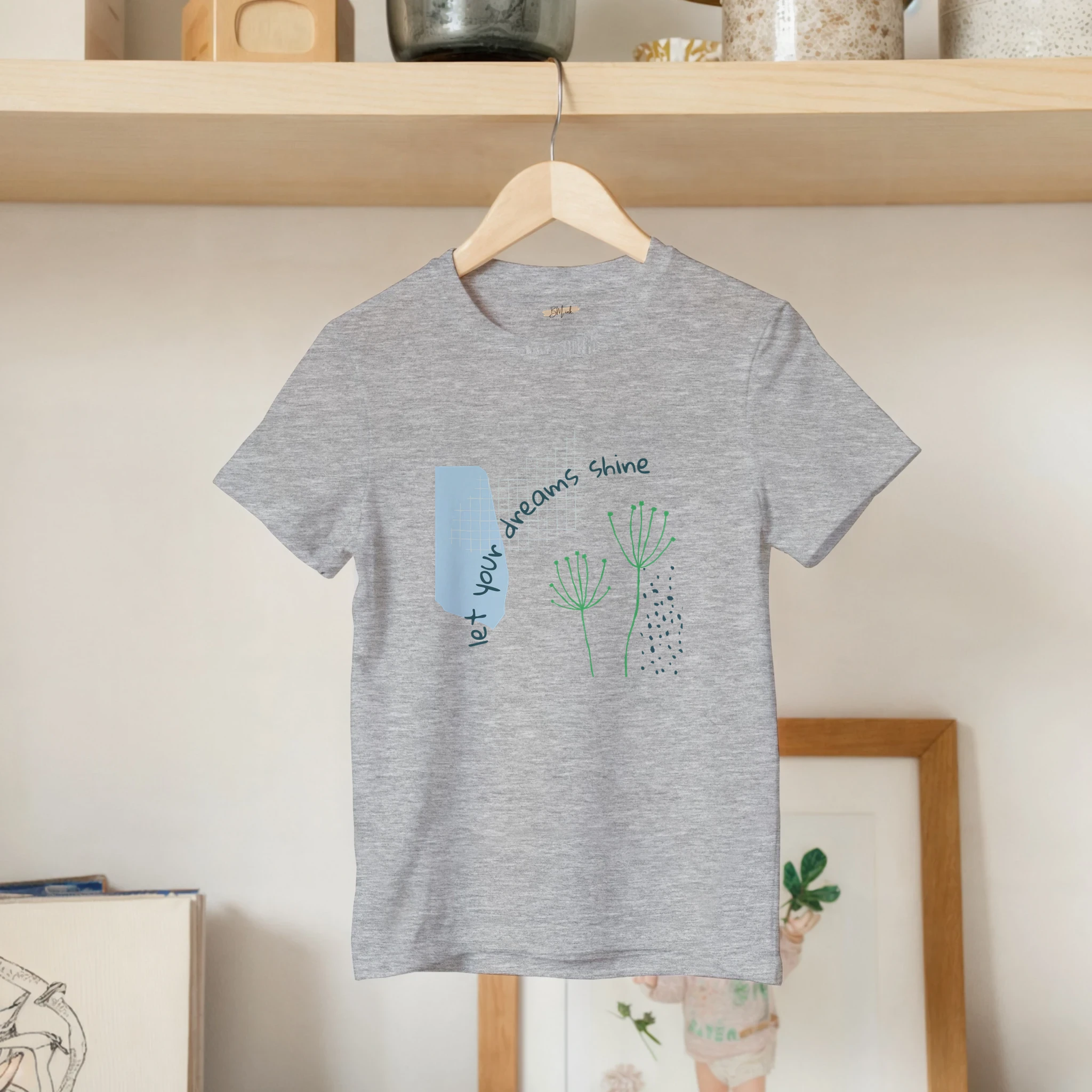 Kids T-Shirt · Let Your Dreams Shine Sport Grey - BM ink.