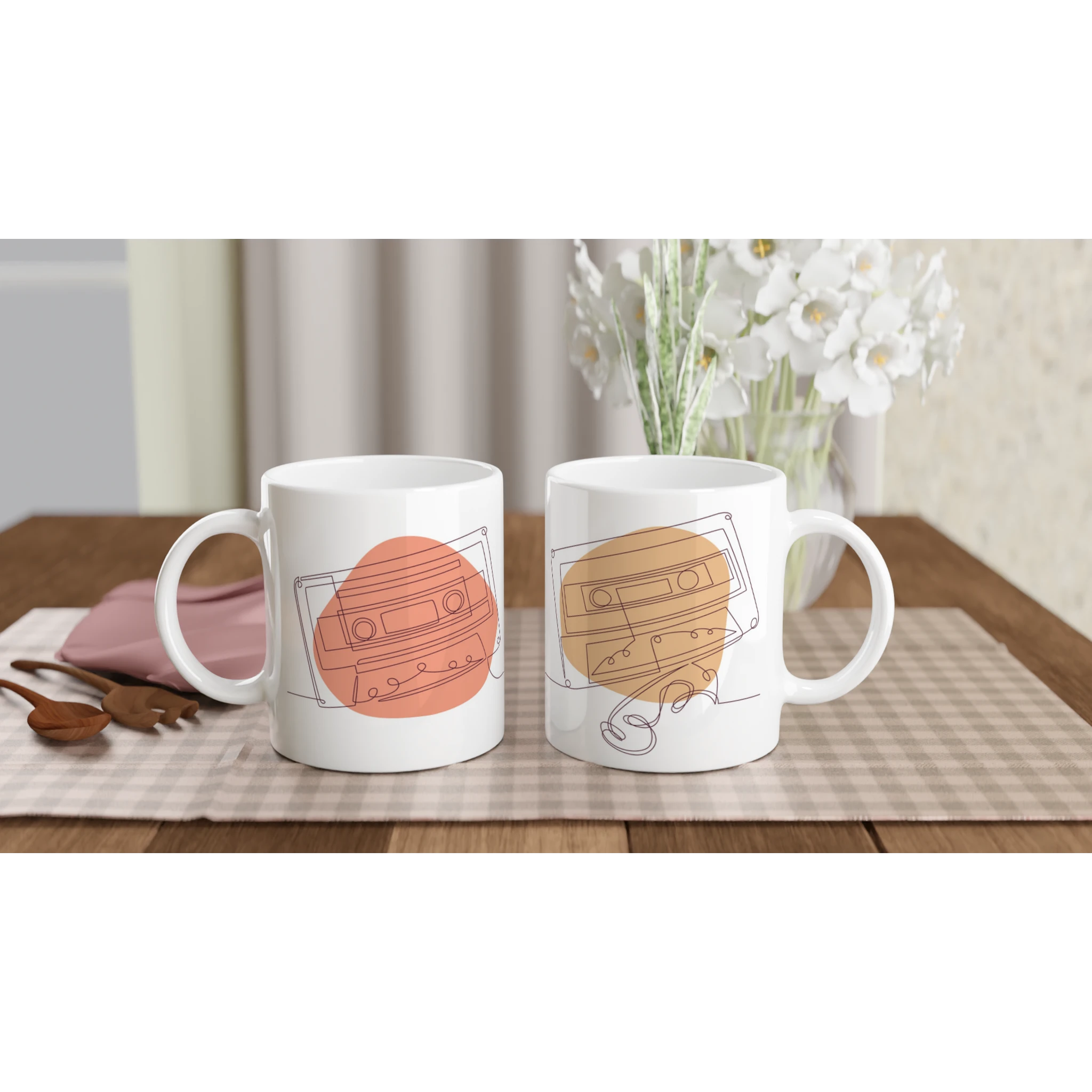 Analog Soul · Ceramic Mug Ceramic White Cassette Tapes - BM ink.