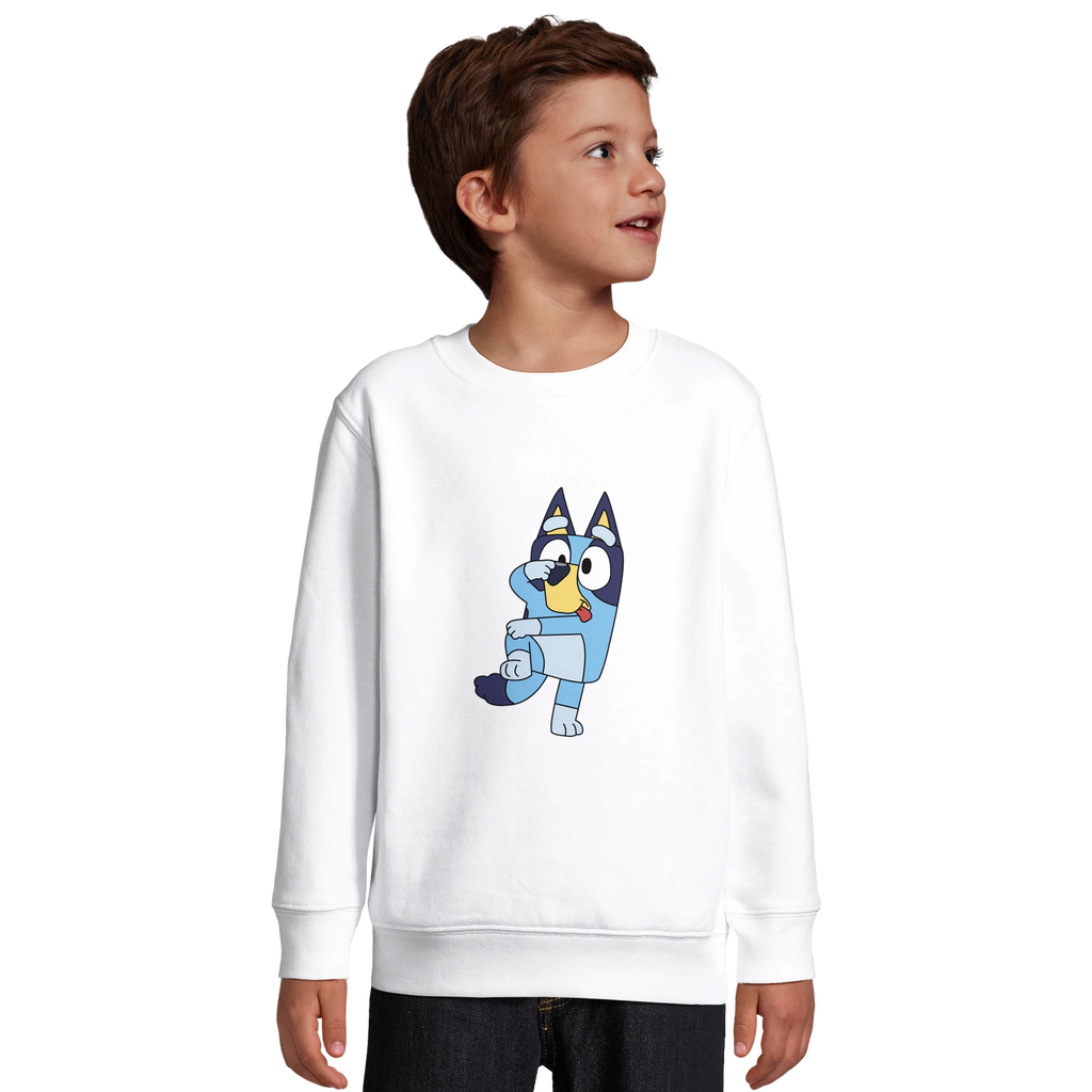 Kids Sweatshirt · Bluey White - BM ink.