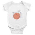 Baby Bodysuit · Drum Set (Bold) White - BM ink.
