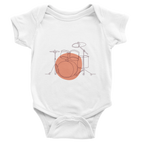 Baby Bodysuit · Drum Set (Bold) White - BM ink.