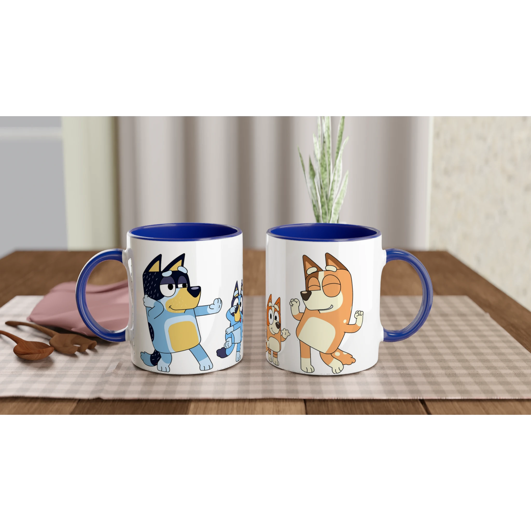Ceramic Mug · Bluey The Heelers Ceramic Blue - BM ink.