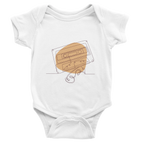 Baby Bodysuit · Audio Cassette Wrinkled Tape White - BM ink.