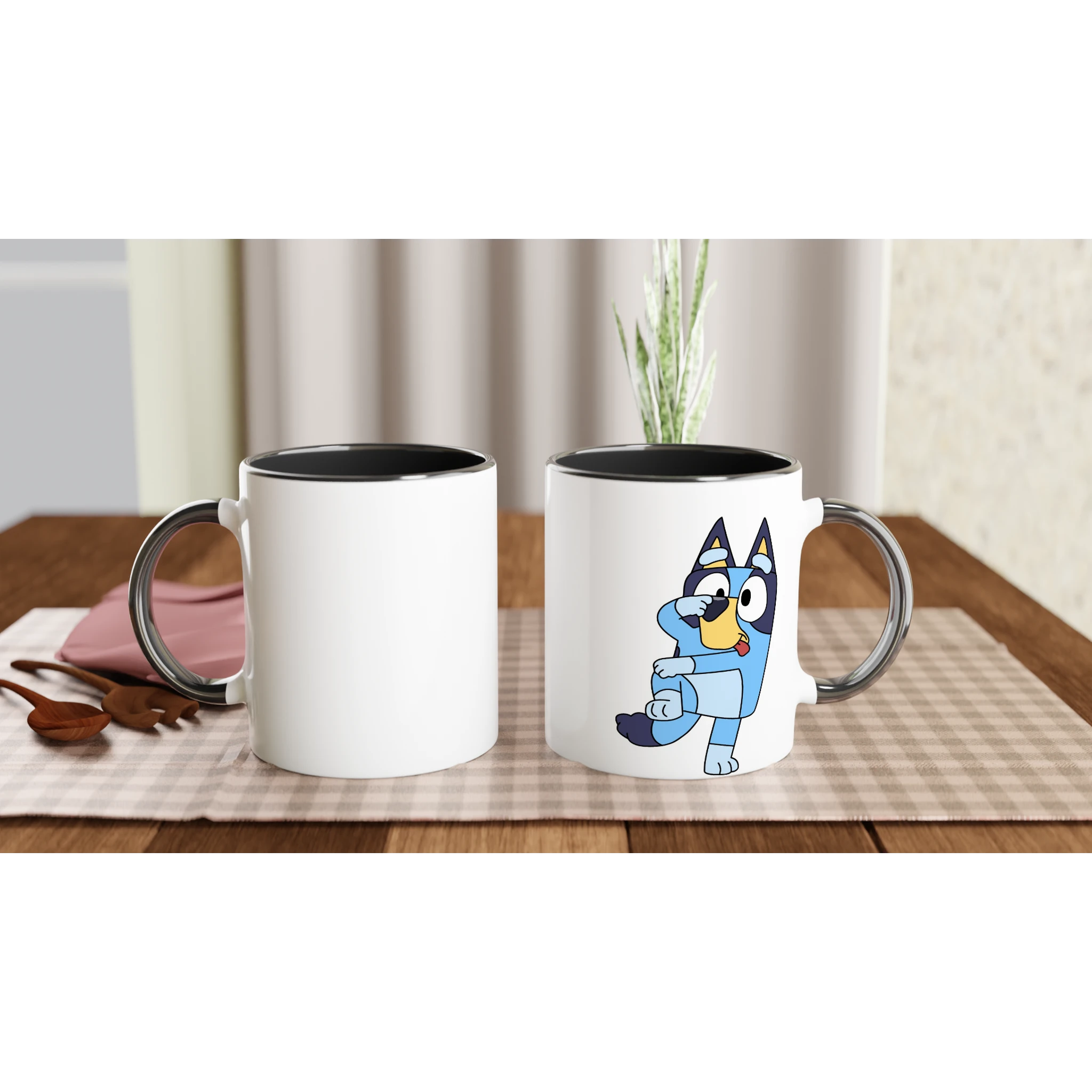 Ceramic Mug · Bluey Ceramic Black Bluey Right - BM ink.