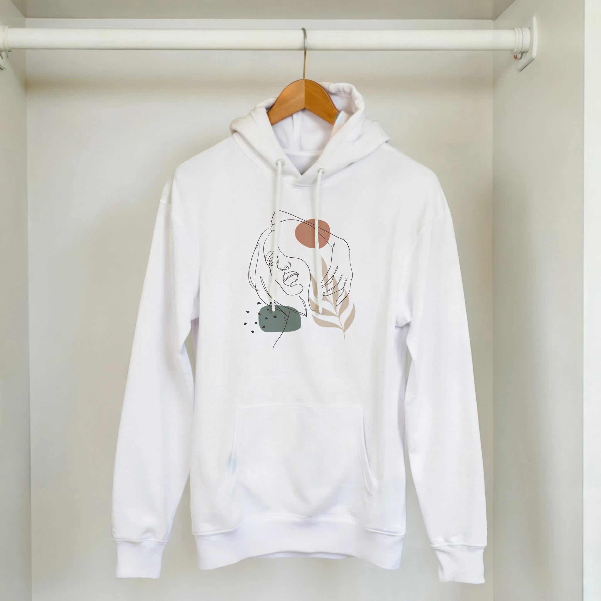 Soft Confidence · Adult Hoodie Bold White - BM ink.
