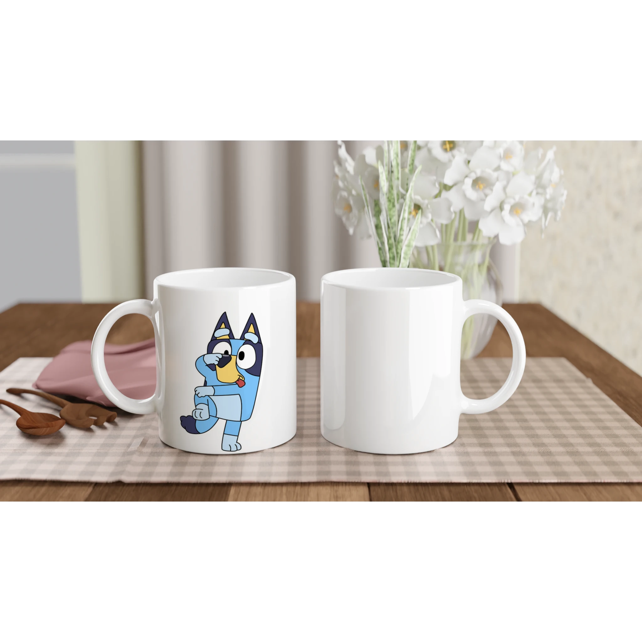 Bluey Ceramic Mug | Fun Cartoon Coffee Mug