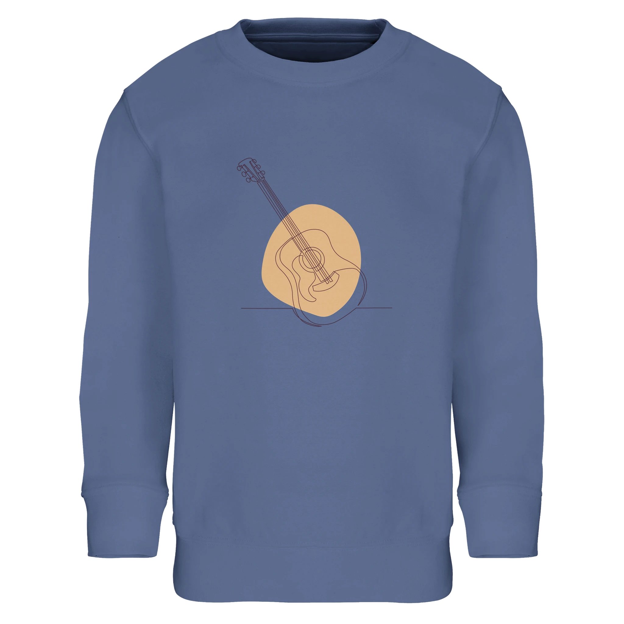 Kids Sweatshirt · Acoustic Guitar (Light) Blue - BM ink.