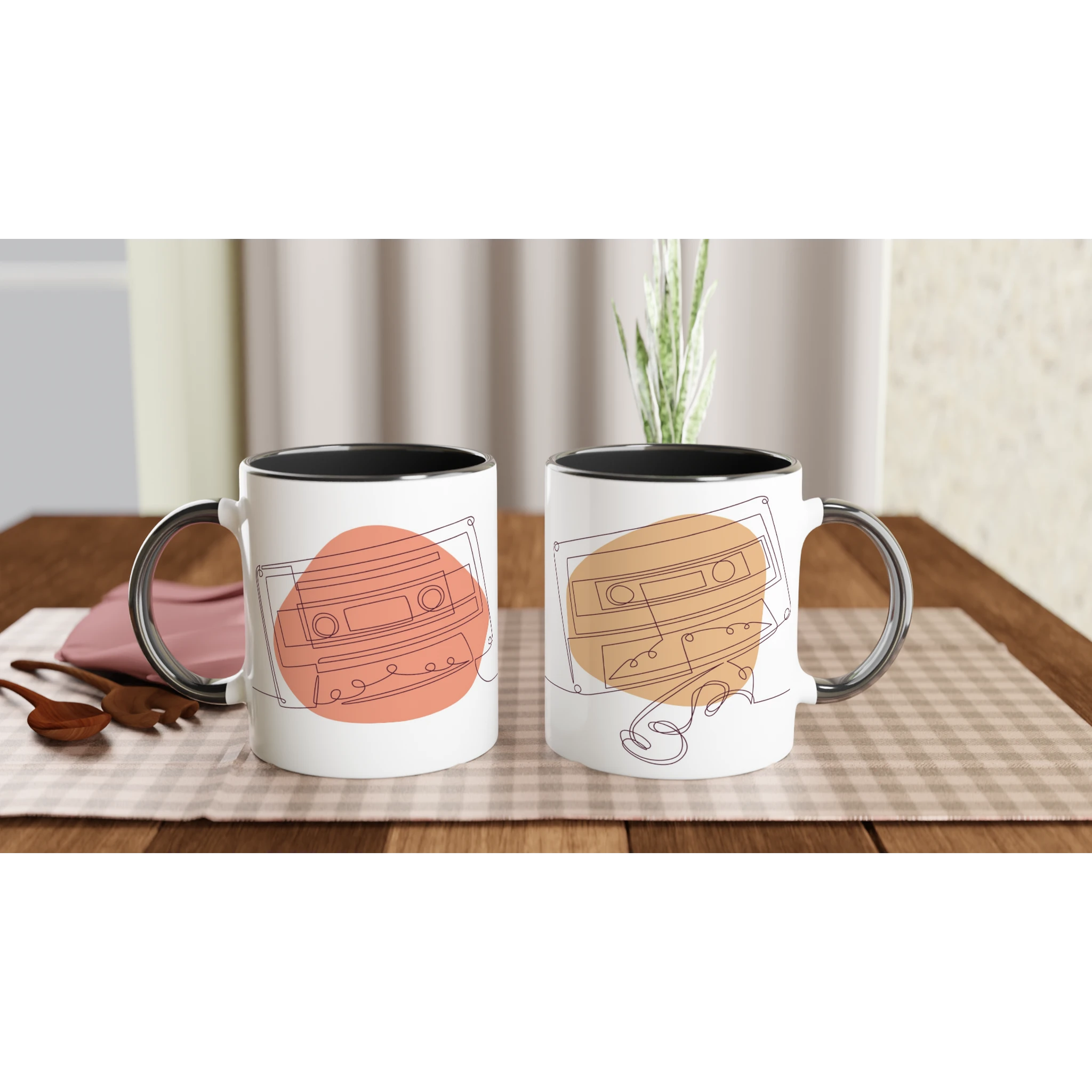 Analog Soul · Ceramic Mug Ceramic Black Cassette Tapes - BM ink.
